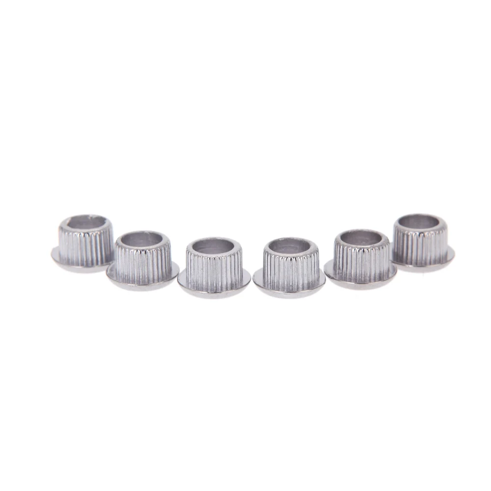 

Guitar Tuner Conversion Bushings Adapter Ferrules Nickel Plating for 8mm Peghead Holes Silver Guitar Accessories