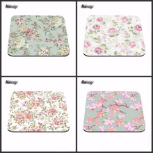 Bela Senhora Amor Azul Elegante Flor Rosa Custom Made Tapete Do Rato Do Computador de Alta Qualidade Resistente a Sujeira Barato Mouse Pad