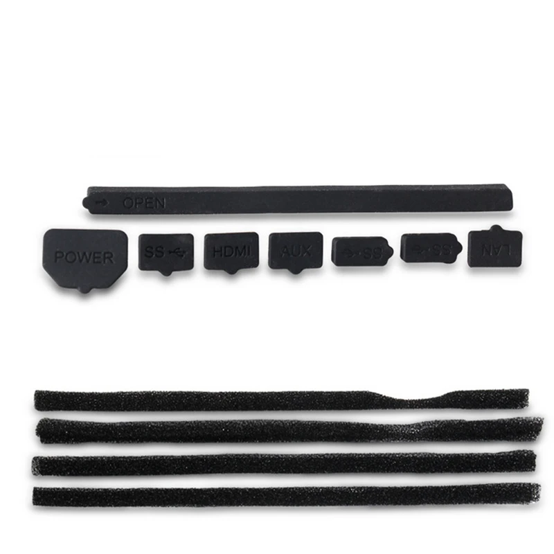 

PS4 Pro DIY Dust-Proof Kit Prevent Cover Case Mesh Jack Stopper Pack Dustproof For SONY PlayStation 4 Pro PS4 Pro Console+caps