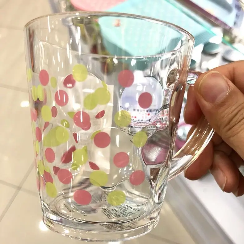 Cup005Red point Oloey 200 мл Daiso мультфильм зубная щетка чашки для питья мыть чашки воды чашки для детей Дети обучения питьевой чашки Горячая игрушка# Cup001 - Цвет: Cup005Red point