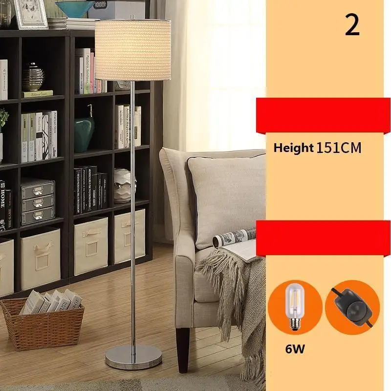 Version B De Piso Lampe Sur Pied Lambader Piantana Lampada Da Terra Floor For Living Room Lampadaire Staande Stehlampe Standing Lamp - Цвет абажура: Version B