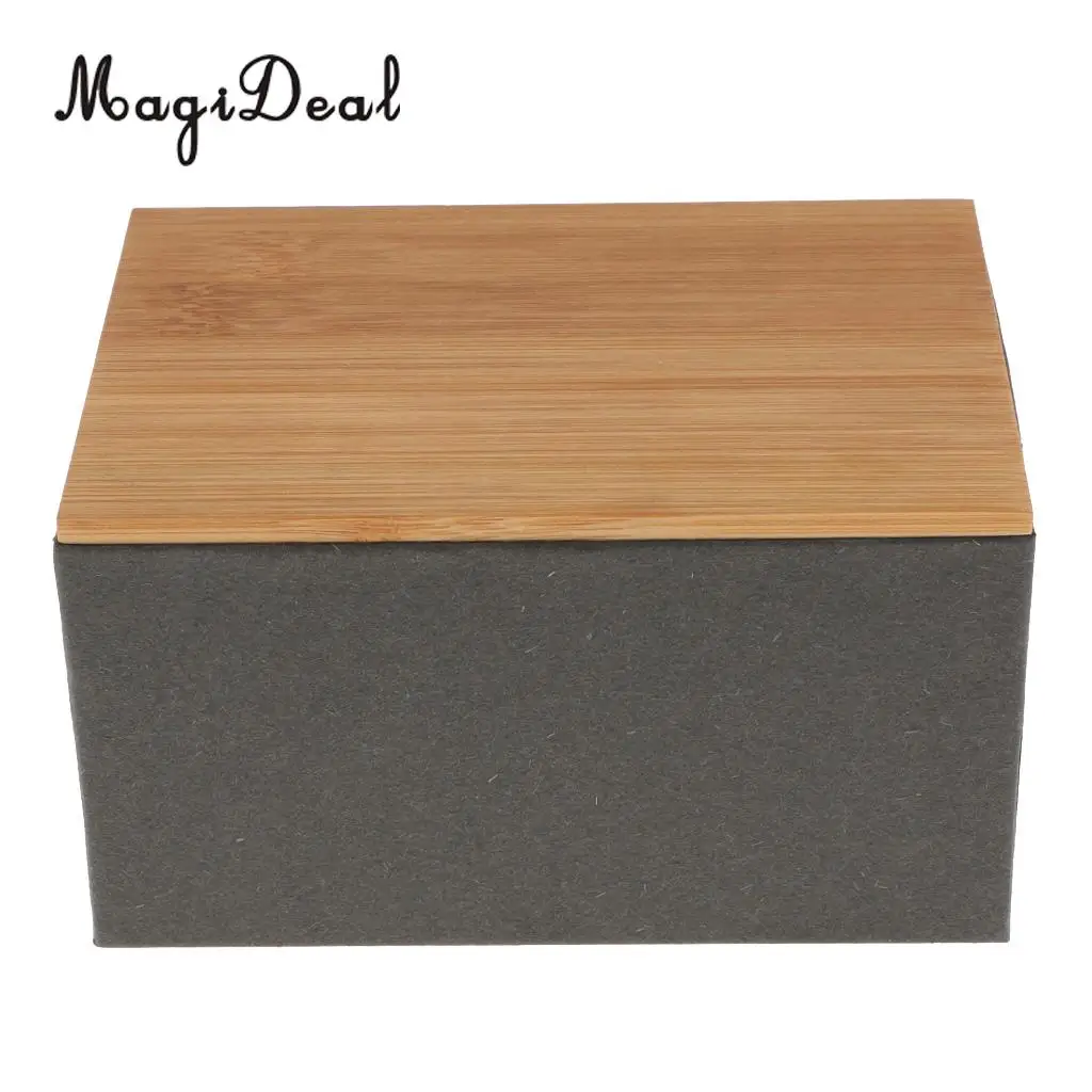 Bamboo Lid Tea Storage Box Tea Packing Box Handmade Natural Tea Coffee Caddy Jar Storage Holder Canister