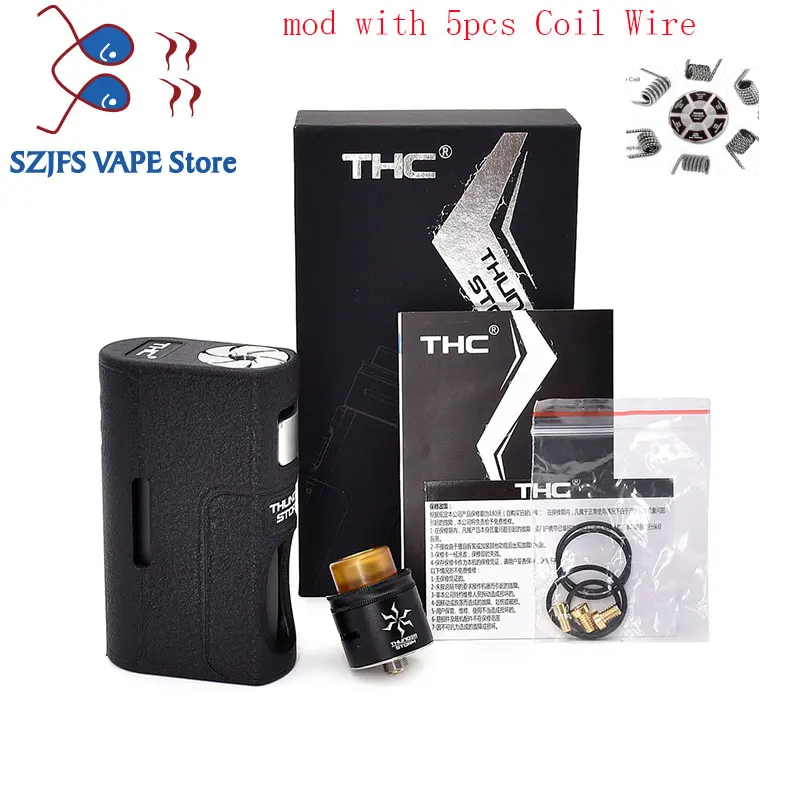 

E Cigarette THC Thunder Storm BF Box Mod Bottom Feeder Squonk Mechanical Mod 18650 20700 21700 Vape pen mech Mods Vaporizador