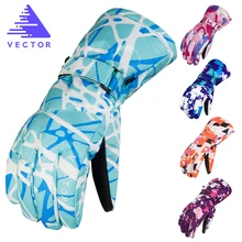 Экстра-толстые лыжные перчатки с сенсорным экраном для рыбалки, снега, мужчин и женщин, зимние уличные спортивные теплые водонепроницаемые ветрозащитные перчатки для сноуборда и велоспорта