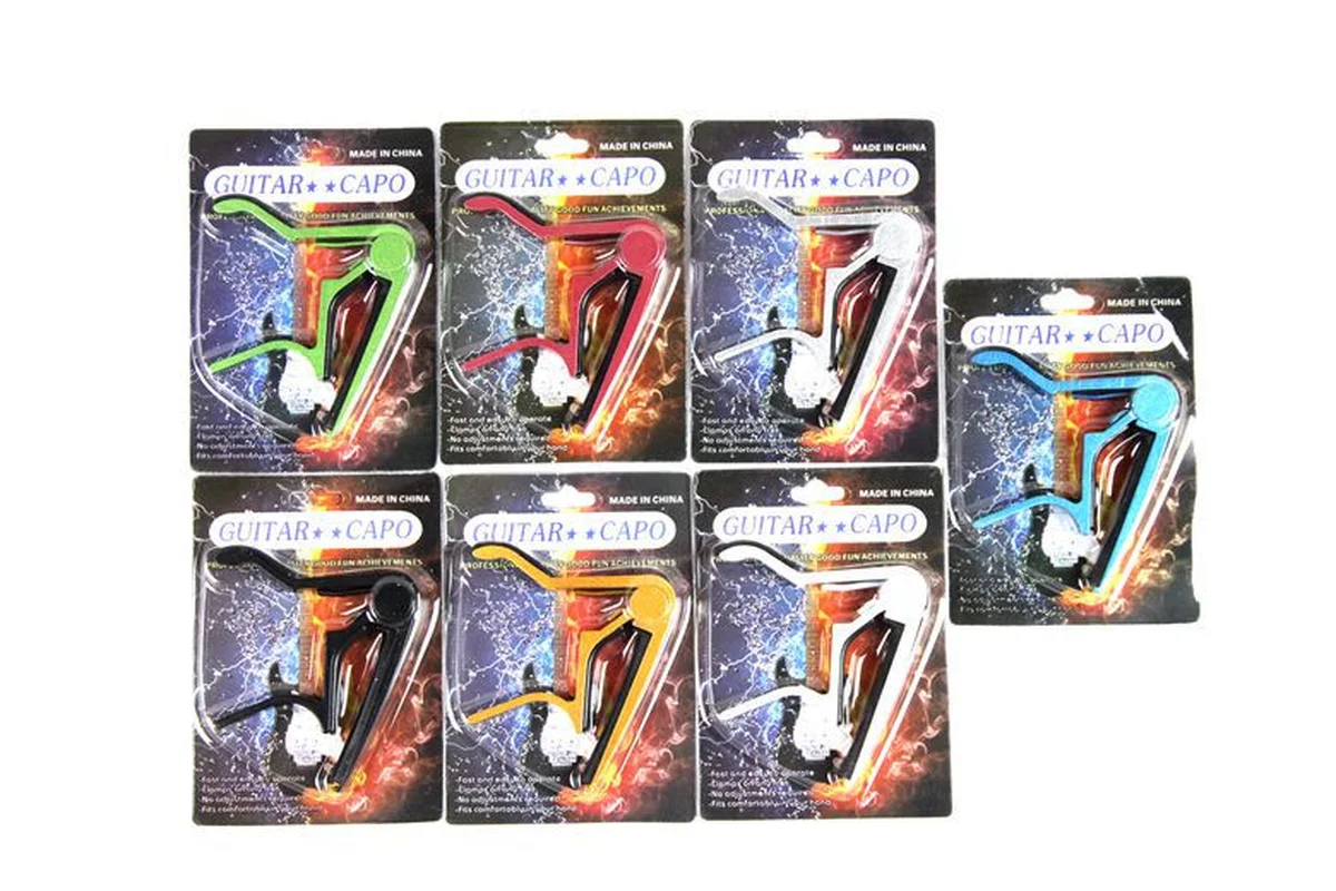 Guitarra metálica Capo para 6 cuerdas acústica clásica Guitarra eléctrica afinación abrazadera instrumento Musical accesorios para Guitarra