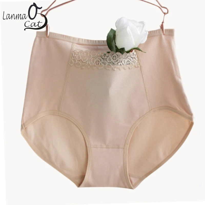 Comfortable High Waist Cotton Panties With Pocket Suitable for Waist