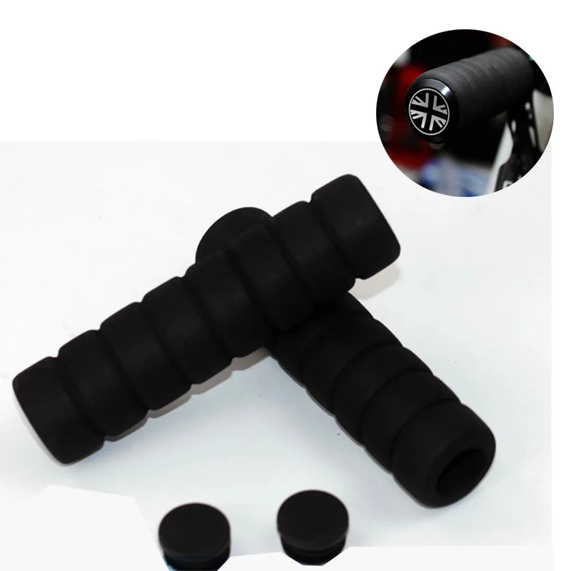 

1 pair ultralight 8.8g sponge bicycle Handlebar Grips for Brompton Folding Bike Handle with plug 8.8g