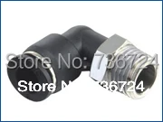 

PL 4-02 4mm-1/4 thread BSP elbow plastic pneumatic fitting, PL connector