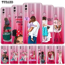 Женские туфли на танкетке на очень папа для мамы и маленькой дочки чехол для huawei смартфона Honor 8x9 Lite 10 9 8 8x 8c 8Lite 7A 7C 5,7 5,9" 7A Pro7 7X 6X 6A Etui Капа