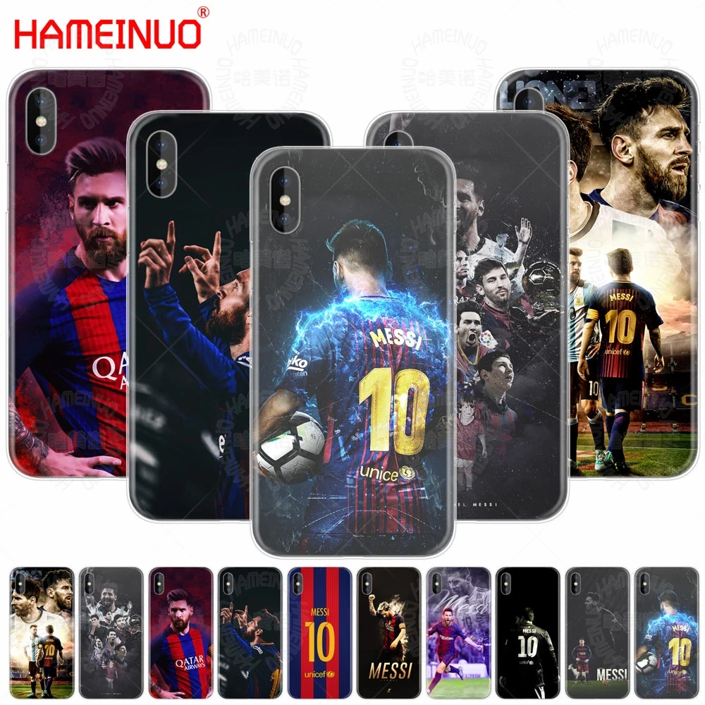 

HAMEINUO Lionel Messi cell phone Cover case for iphone X 8 7 6 4 4s 5 5s SE 5c 6s plus
