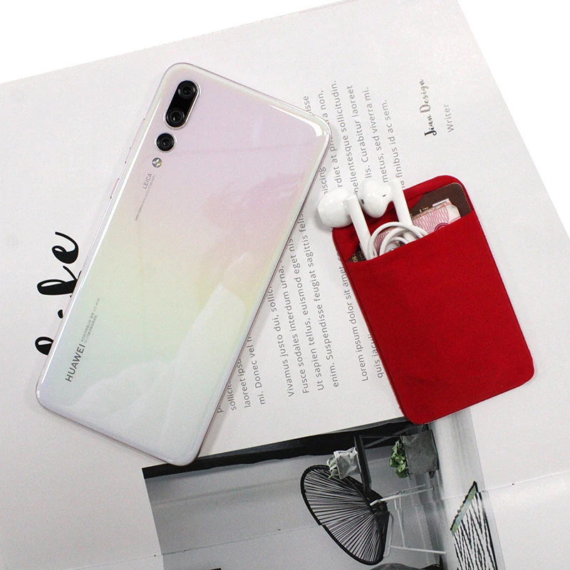 

Elastic Back Sticker Phone Card Holder Wallet Case for headphones Credit Card Holder Wallet Antitheft Wallet Pass Port bage