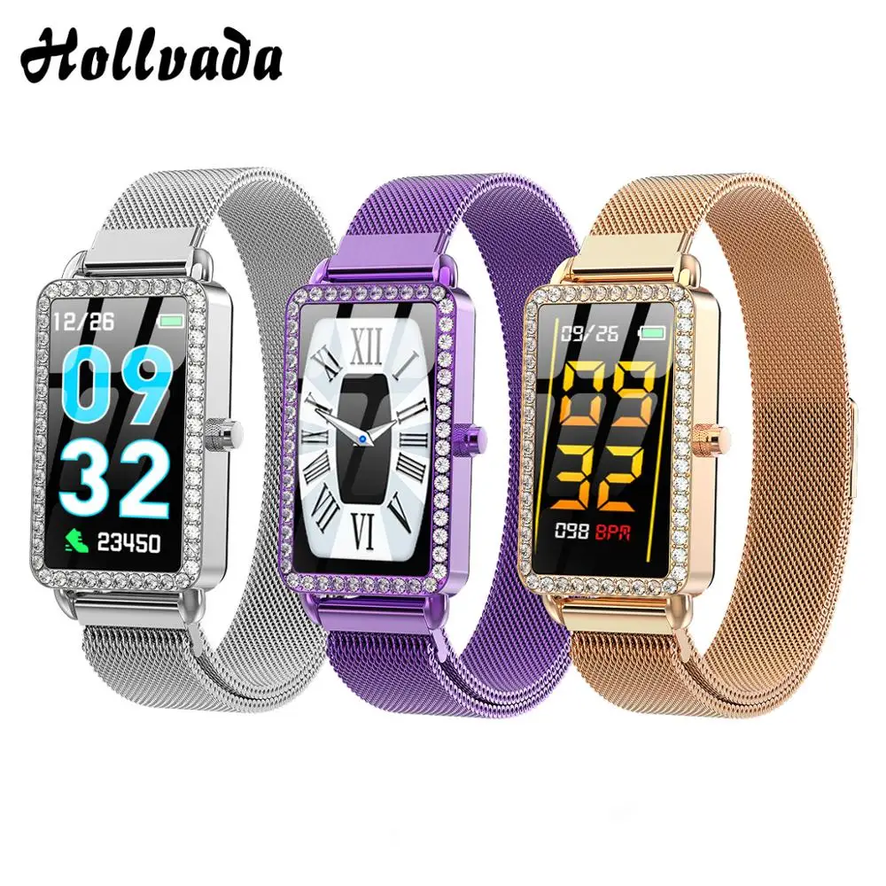

2019 New Female Fitness Smart Watch Women Waterproof smartwatch Heart Rate Monitor Bluetooth Pedometer blood pressure watch ip67