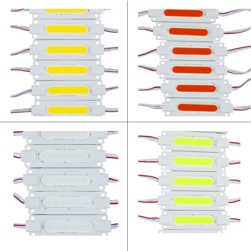 20 шт. светодиодный модуль светильник 2 Вт IP65 водонепроницаемый DC12V светодиодный COB модуль коммерческий светильник ing рекламный светильник светодиодное фоновое освещение белый