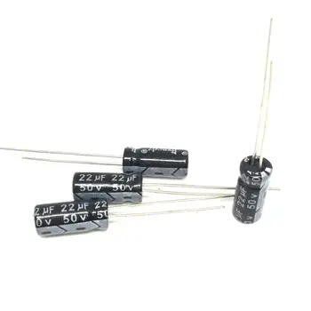 

Original 50pcs/lot Aluminum electrolytic capacitor 50V 22UF 5*11mm 22UF 50V DIP IC...