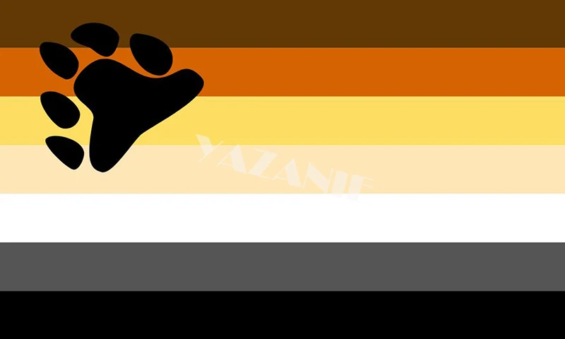 YAZANIE 128*192 см/160*240 см/192*288 СМ Bear Brotherhood LGBT Diversity QPOC Straight Ally Pride Flags and Banners автомобильные ручные флаги