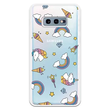 

Stand case costume drawing Unicorns Frozen WP009 for Samsung Galaxy S10 E