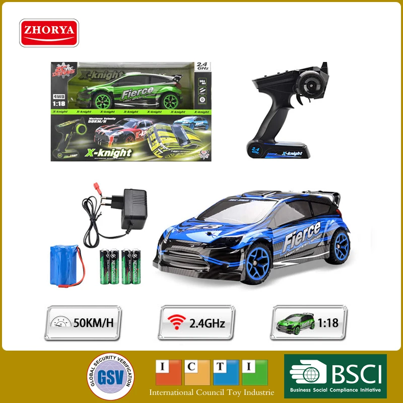 

Hot 1:18 4wd 2.4Ghz 20km/h high speed simulation sport rc car remote Control racing toys for kids gifts