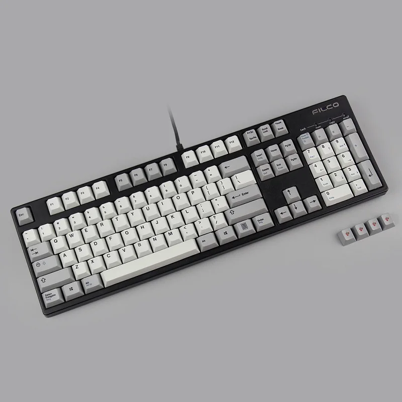 Kbdfans Новое поступление pbt Материал колпачки Вишневый профиль для игровой механической клавиатуры - Цвет: 108keys