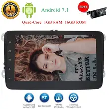 Free Camera Android 7.1 8″ 2 Din in dash Car Stereo PC Head unit GPS Navigaiton Radio for Volkswagen Support Wifi3G/4G Dongle