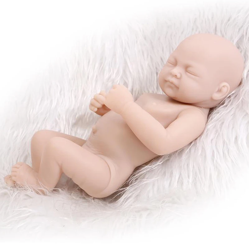 Водонепроницаемый Виниловый силиконовый Неокрашенный пустой Reborn Baby Doll Набор ручной работы DIY Doll