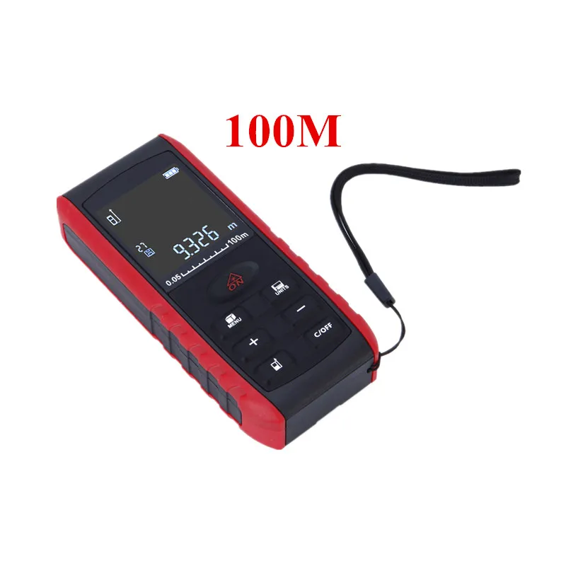 

outdoor Laser Distance Meter 100M Laser Rangefinder Laser Range Finder Digital Tape infrared ruler Measure Area volume Tool 20%O