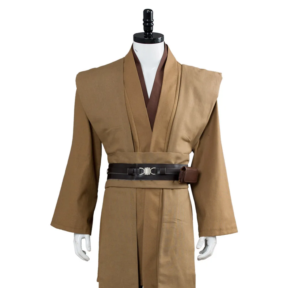 Туника Kenobi Jedi костюм для косплея коричневая версия без плаща|Костюмы аниме| |