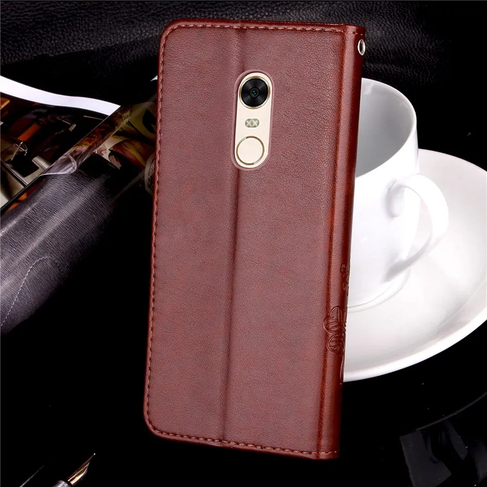 Đối với Xiaomi Redmi 5 Cộng Với Trường Hợp Lật Wallet PU Leather Case Cho Xiaomi Redmi 5 Bìa Chất Lượng Cao Book Đứng Khe Cắm Thẻ Điện Thoại Trường Hợp phone cases for xiaomi