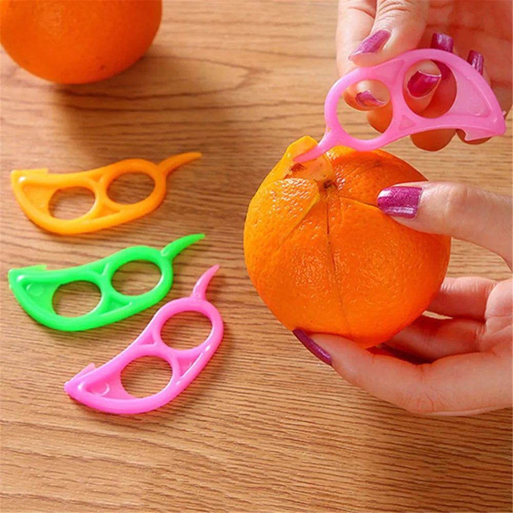 

5pcs/lot amazing creative hand-held finger sleeve lemon onion tomato fruit slicer orange peelers zesters kitchen tools gadgets