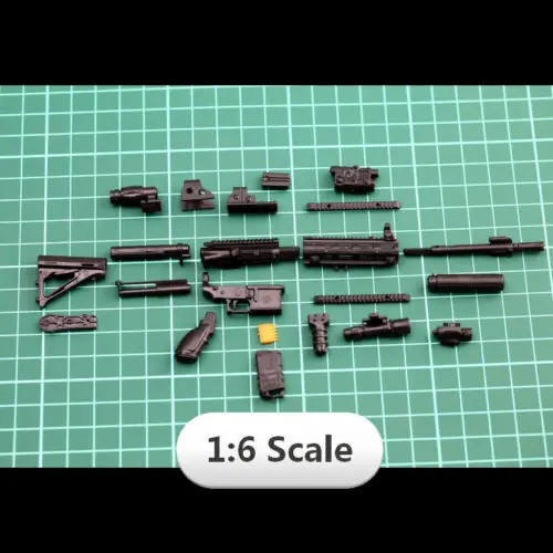 1/6 1:6 for GI Joe 12" Action Figure HK416 Gun Model Weapon Assult Rifle Toy