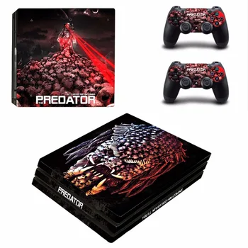 

Aliens vs Predator PS4 Pro Skin Sticker For Sony PlayStation 4 Console and 2 Controllers PS4 Pro Skin Stickers Decal Vinyl