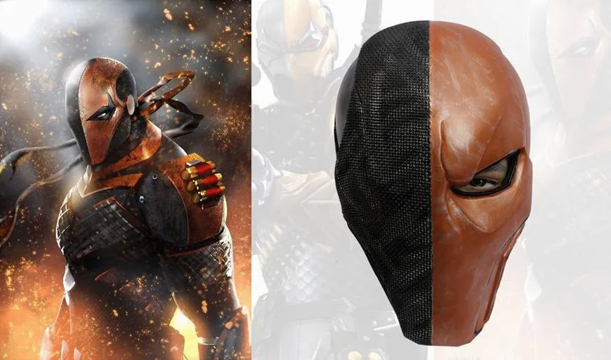 Coslive/Распродажа брендовых масок из фильма «Deathstroke», Бэтмен, Аркхэм, косплей, шлем из ПВХ, реквизит для костюмированной вечеринки, одежда для Хэллоуина