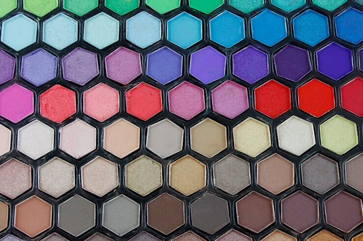 149 цветной макияж набор теней для век косметический соты дизайн с зеркалом как рождественский подарок