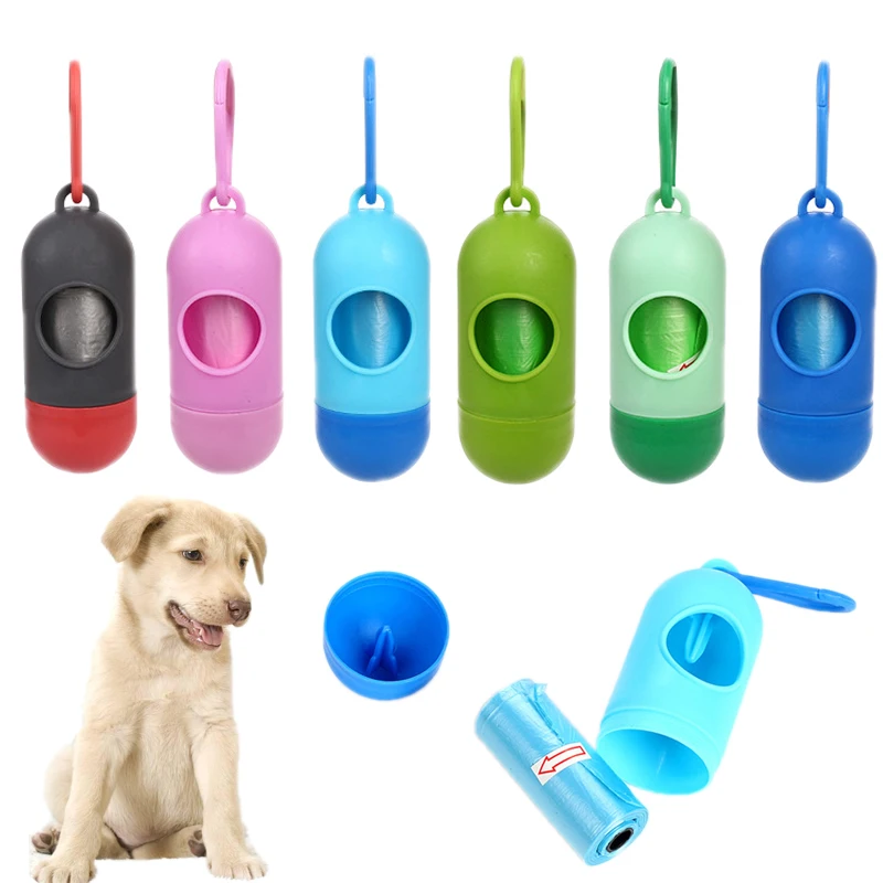 Buy Pets Trash Bags with Pill Shape Storage Box Outfit