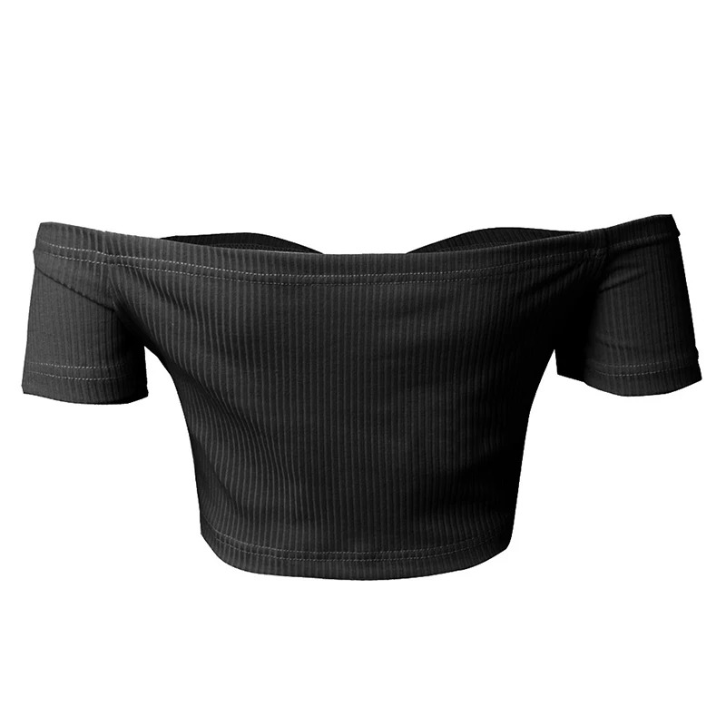 2019 Fashion Sexy Women Short Sleeve T-shirt Ladies Off Shoulder Casual White Red Black Short Shirt Tops Women Summer Crops Tops