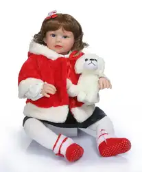60 см силиконовый винил Reborn Baby Игрушки, Куклы как живые bebe-reborn girl малыш игрушки для принцессы для детей подарок на день рождения