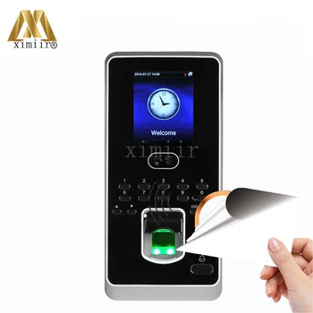 

13.56MHz Face And Fingerprint Access Control Time Record High Resolution Infrared Camera Multibio800 Door Access Control