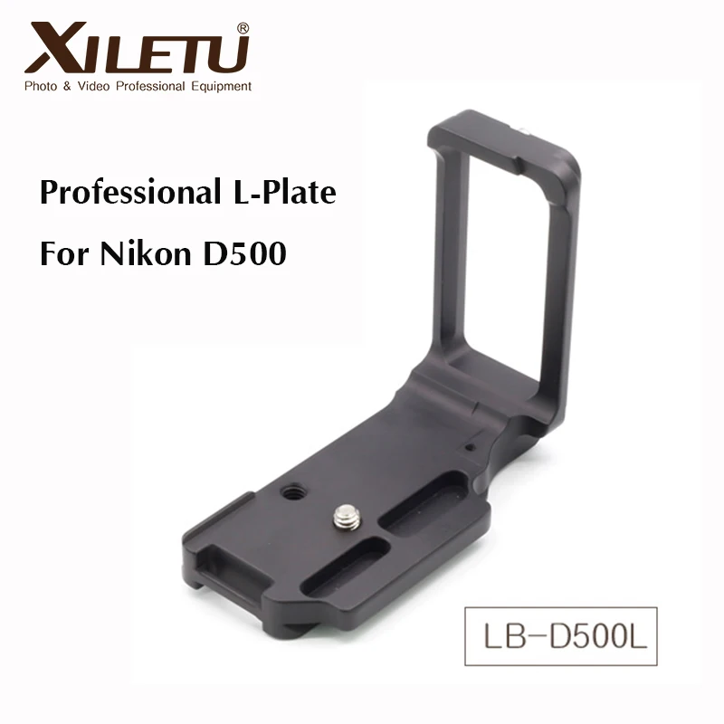 

Xiletu LB-D500L Professional Tripod Quick Release Plate Mounting Adapter Bracket For Nikon D500 Interface Width 38mm Arca Swiss