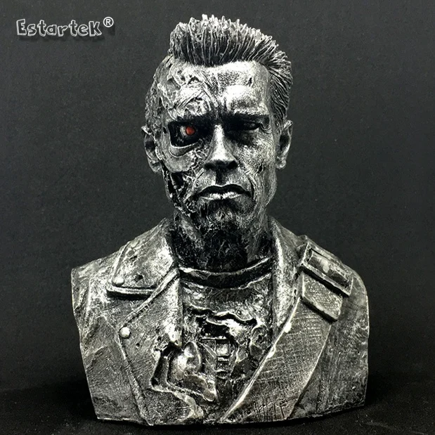 

Estartek Resin The Terminator T800 Arnold Garage Kit Statue for Fans Holiday Gift 12cm
