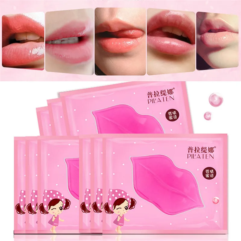 

Hot 10pcs Lip Mask Sexy Collagen Crystal Lip Care Mask Anti-Ageing Membrane Moisture Anti-wrinkle Anti-ageing Lifting Moisturize
