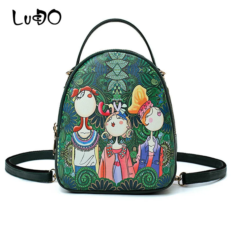 LUCDO/мини-сумка для девочек-подростков Высококачественный кожаный маленький