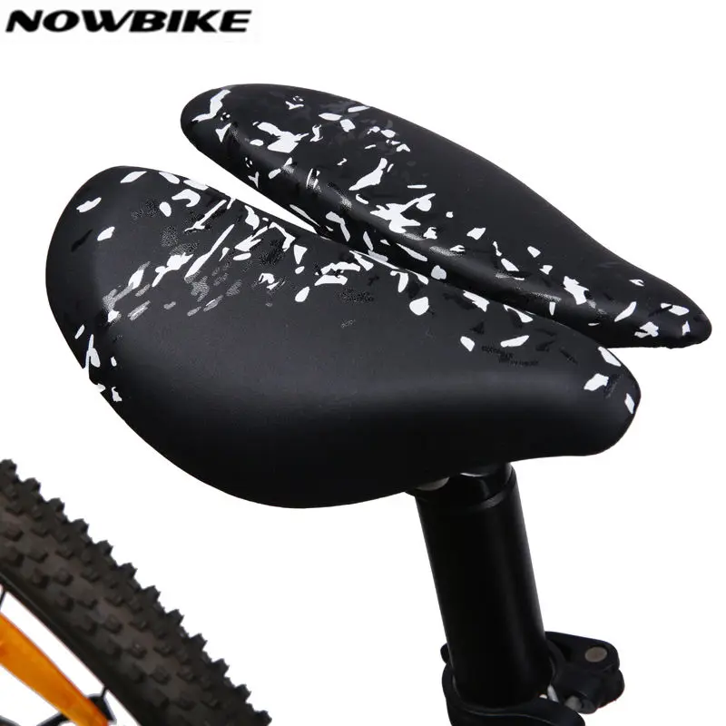 

Professional MTB saddle separation of the left and right to adjust the comfort of super light MTB Road bike saddle seat cushion