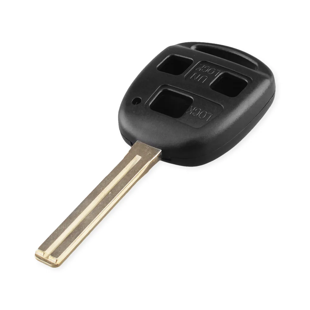 Флэш брелок для Toyota Lexus ES300/IS400/RX300/RX400h 2 кнопки ключей чехол лезвие TOY48 46 мм|Ключ от
