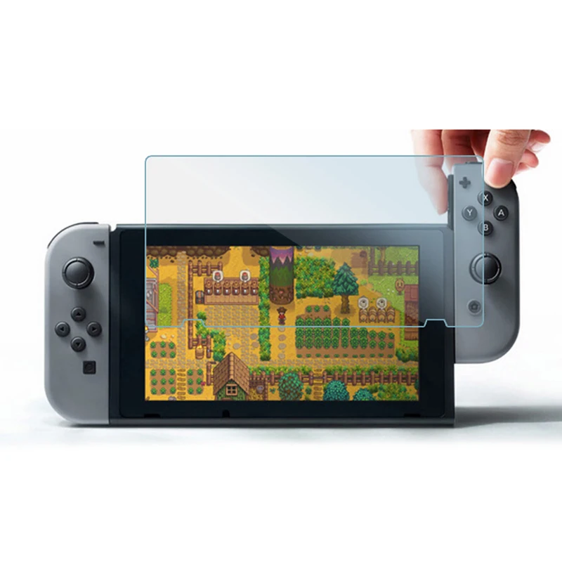

As shown Transparent PET Film Soft Clear Phone Screen Protector for Nintendo Switch NS 30%