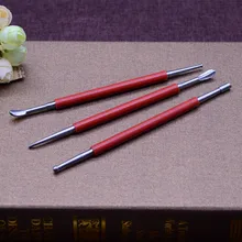 3 шт. деревянная металлическая глиняная скульптура формовочная резьба профессиональный набор инструментов для лепки из глины холодная сталь Faca инструмент для скульптурирования