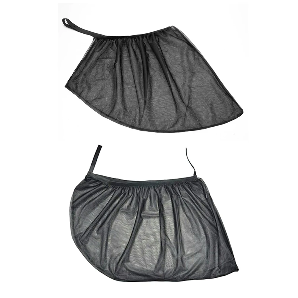 

2 Pcs Car Sun Shade Window Screen Cover Sunshade Curtain UV Protection Shield Sun Shade Mesh Solar Mosquito Dust Protection