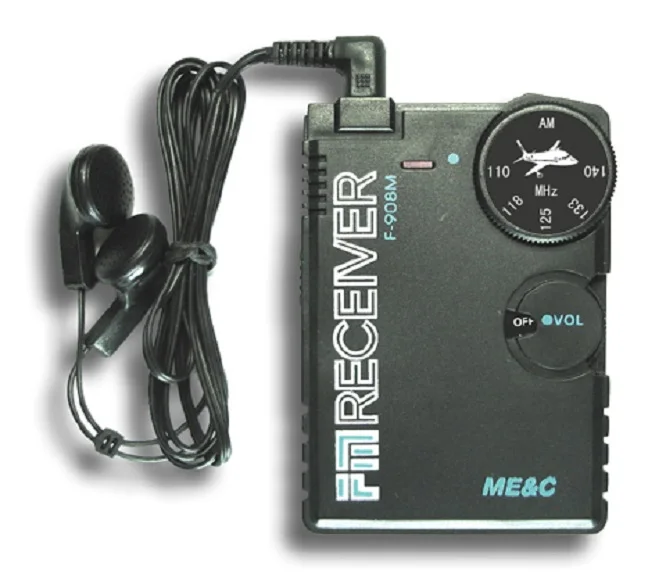 

New 110-140M Air band radio receiver Airband Radio Receiver aviation band receiver for Airport Ground + headphone