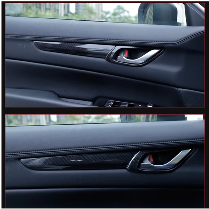 

4 PCS car door handle cover ring modified special ABS For Mazda CX-5 CX5 2017 2018 car styling accessories