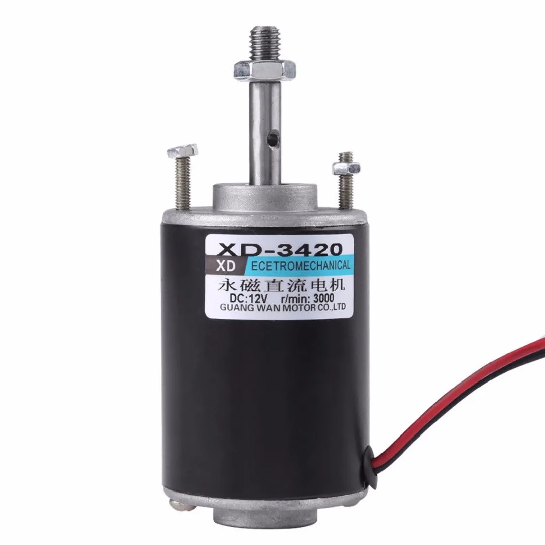 1pc 12/24V 30W Permanent Magnet Electric DC Motor CW/CCW Mini Micro Speed Control Motor For DIY Generator