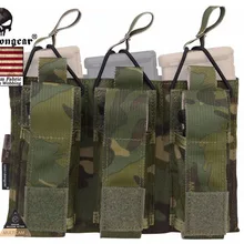 Emersongear Mag Pouch 5,56 Пистолет тройной Открытый Топ армейский мешочек Мультикам тропический EM6363MCTP