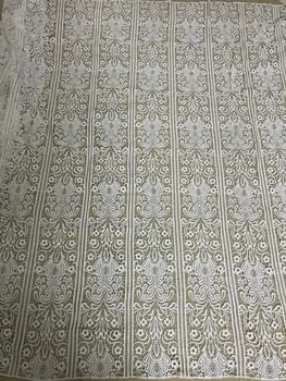 

Nigerian Lace fabric super Quality Tulle Mesh French S-32714 Embroidered Lace fabric
